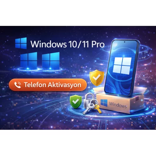  Win 10  11 Pro Telefon Aktivasyon